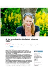 Är det en mänsklig rättighet att köpa nya kläder? - Krönikor - www.sn.se1