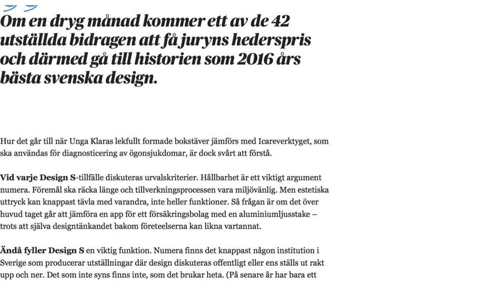 Här ska årets bästa svenska design utses - DN.SE2