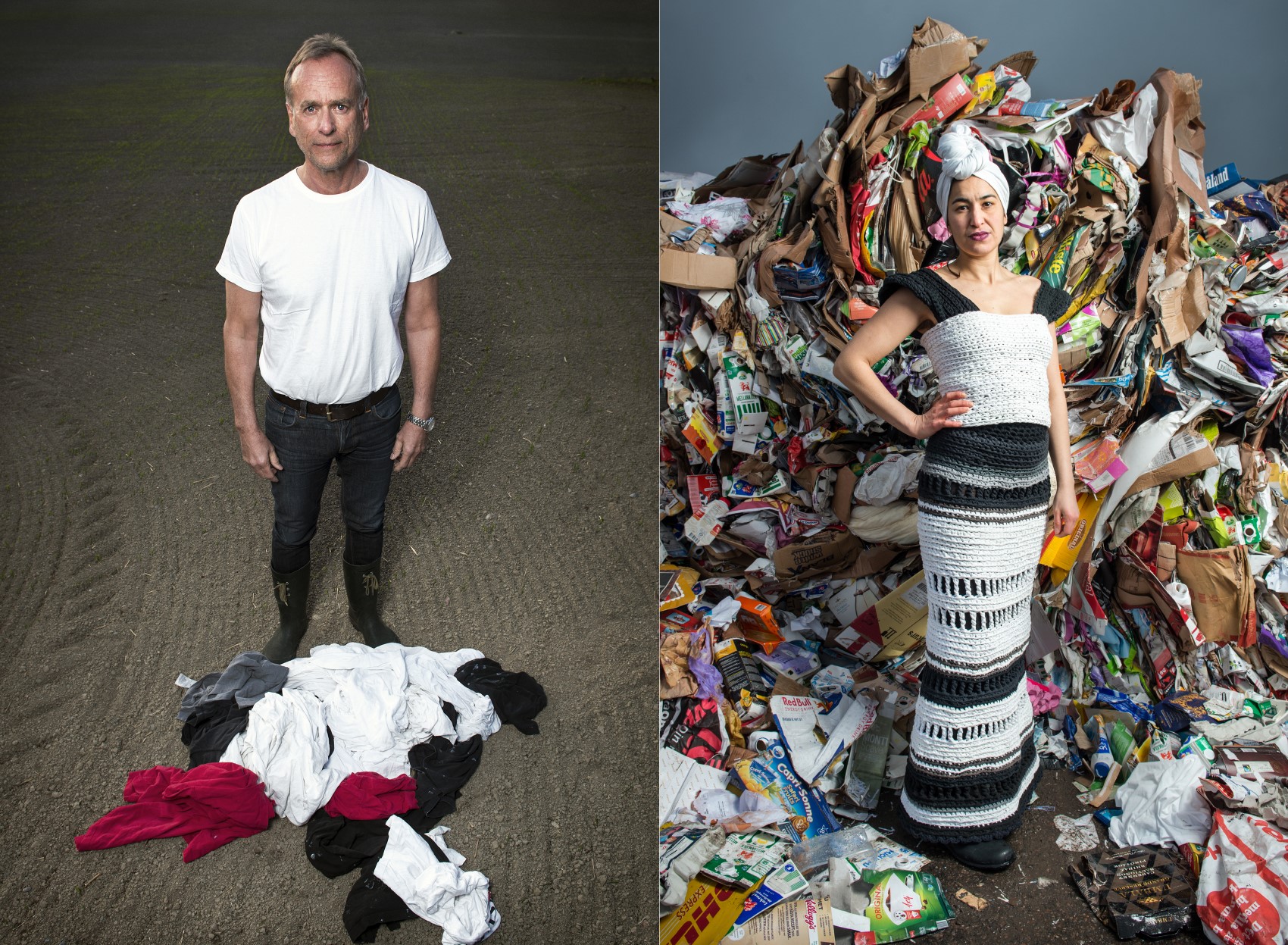 Project Precious Trash: White T-shirts